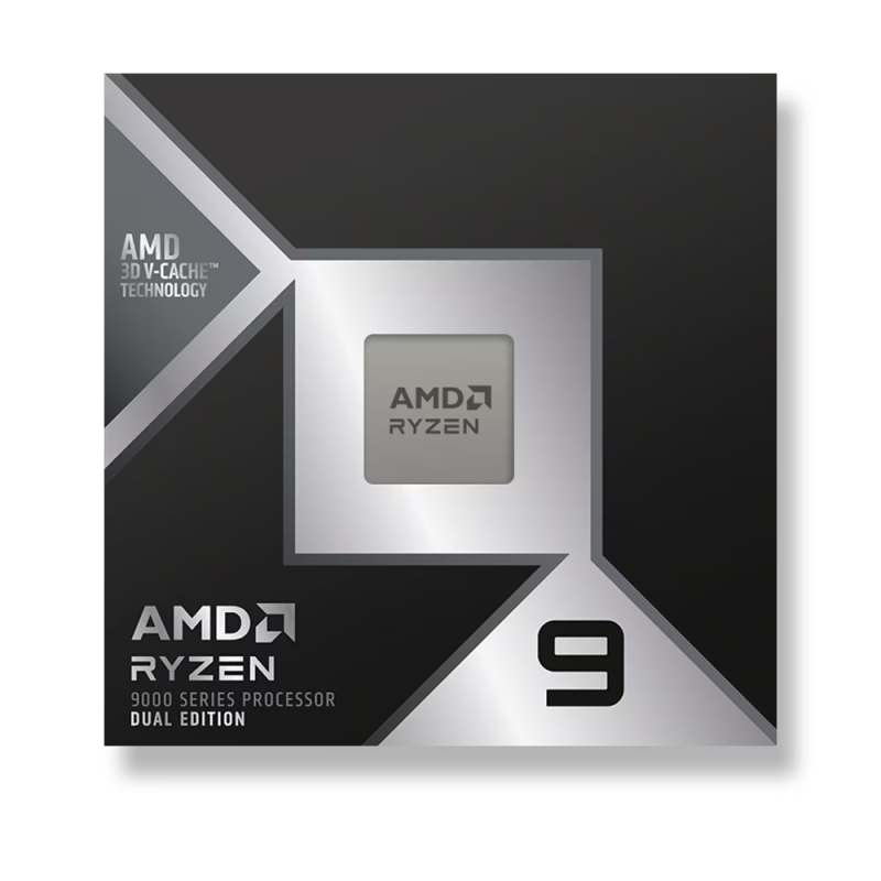 AMD Ryzen 9 9950X3D2 Dual Edition 5.6Ghz 16Core CPU AM5 No Fan 100-100001978WOF