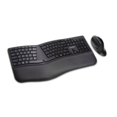 Kensington Pro Fit Ergo Wireless Keyboard & Mouse Combo - Black