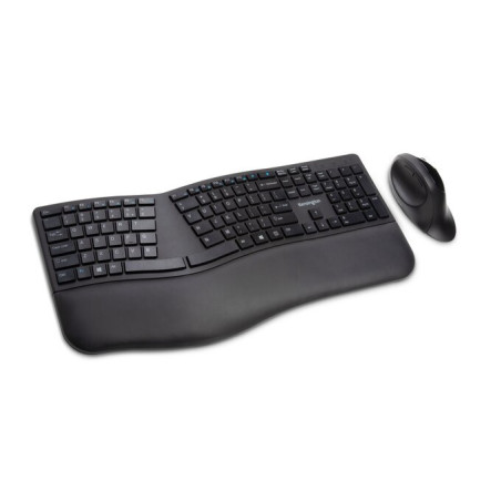 Kensington Pro Fit Ergo Wireless Keyboard & Mouse Combo - Black