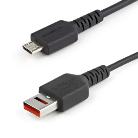 StarTech 3ft (1m) Secure Charging Cable USB-A to Micro USB Data Blocker Charge-Only Cable Power-Only