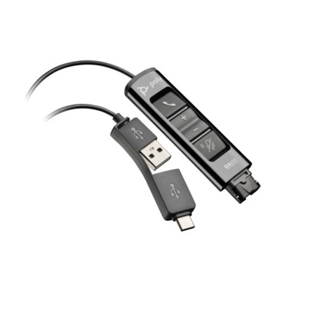 HP POLY DA85 QD TO USB-A & C SMART DIGITIAL ADAPTER CABLE W CALL CONTROLS