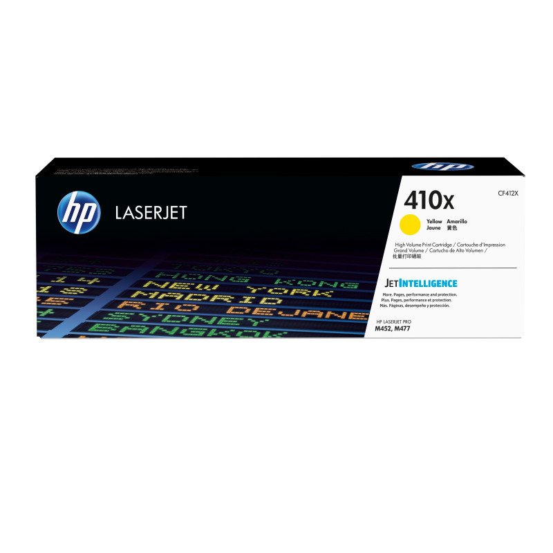 HP 410X YELLOW TONER - HIGH YIELD - APPROX 5K PAGES. FOR M377, M477, M452 PRINTERS