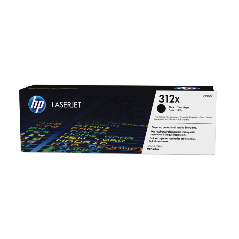 HP 312X HIGH YIELD BLACK ORIGINAL LASERJET CARTRIDGE