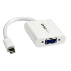 STARTECH mDP TO VGA ADAPTER, WHITE, 3YR