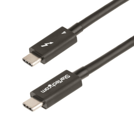 STARTECH 90cm T/BOLT 4 Cable, 40Gbps, 100W PD, Intel-Certified 2 YR