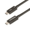 STARTECH 90cm T/BOLT 4 Cable, 40Gbps, 100W PD, Intel-Certified 2 YR