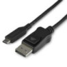 STARTECH 1M USB-C (T/BOLT3) TO DP1.4 ADAPTER CABLE, 8K, 3YR