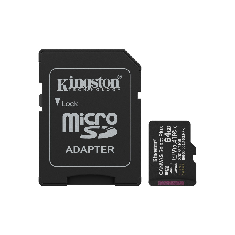 64GB microSDXC Canvas Select+ Gen3 100MB
