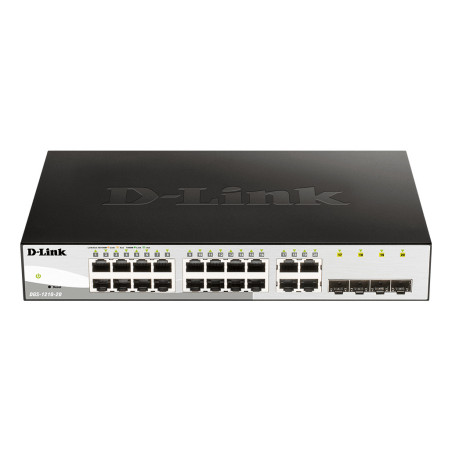 16-Port 10/100/1000Mbps + 4-Port SFP.