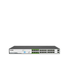 D-Link 250M 24-Port 1000Mbps PoE Switch