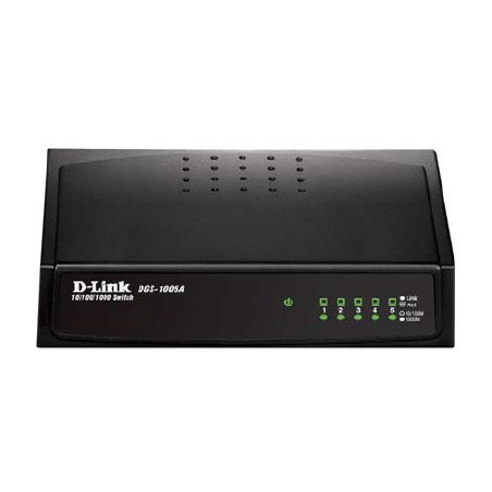 Unmanaged 5-Port 10/100/1000BASE-T Switc