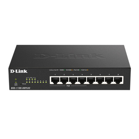 8-PORT GIGABIT SWITCH WITH 4 POE+ PORTS