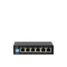 250M 6-Port Unmanaged Gigabit Switch wit