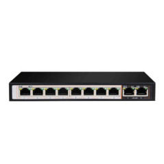 250M 10-Port Unmanaged Gigabit Switch wi