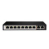 250M 10-Port Unmanaged Gigabit Switch wi