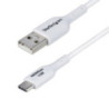 1m USB-A to USB-C Charging Cable White