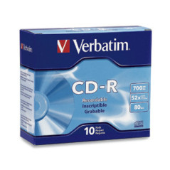 Verbatim CD-R 10pack Slim Case