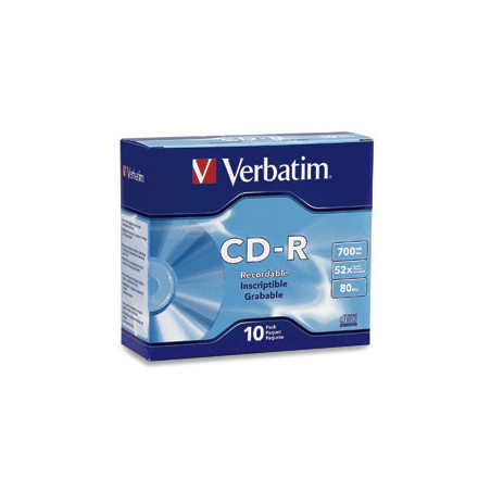 Verbatim CD-R 10pack Slim Case