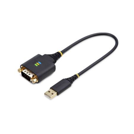 STARTECH 1FT (30CM) USB TO SERIAL ADAPTER CABLE, COM RETENTION, RS232, 2 YR