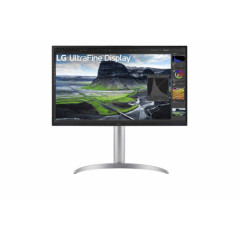 LG 27"(16:9) UHD IPS, HDMI(2), DP, USB-C, USB, KVM, SPKR, 3YR