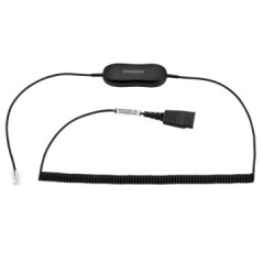 JABRA GN1218 AC ATTENUATION COILED CABLE, FOR BIZ 1500/2300/2400,2M