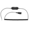 JABRA GN1218 AC ATTENUATION COILED CABLE, FOR BIZ 1500/2300/2400,2M