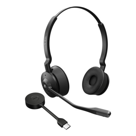 JABRA ENGAGE 55 SE MS STEREO DECT HEADSET,LINK 400C BT DONGLE,SOFTPHONE/DESKPHONE, USB-C