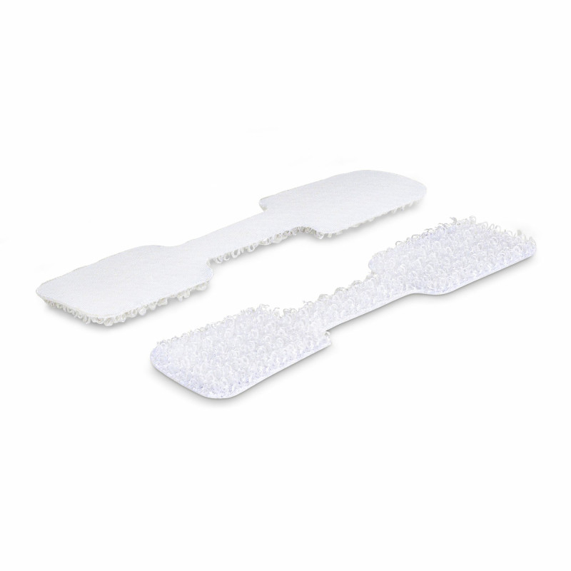 STARTECH 3.5IN (9CM) CABLE LABELS, 100 PACK, WHITE, HOOK-TO-HOOK FASTENER CABLE TAGS, WRIT