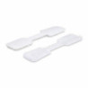 STARTECH 3.5IN (9CM) CABLE LABELS, 100 PACK, WHITE, HOOK-TO-HOOK FASTENER CABLE TAGS, WRIT