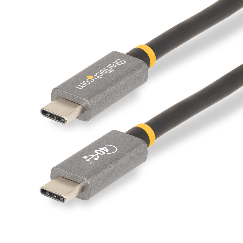 STARTECH 3FT (1M) USB4 CABLE 40GBPS, 100W (5A) POWER DELIVERY, 8K 120HZ / 4K 240HZ DP ALT