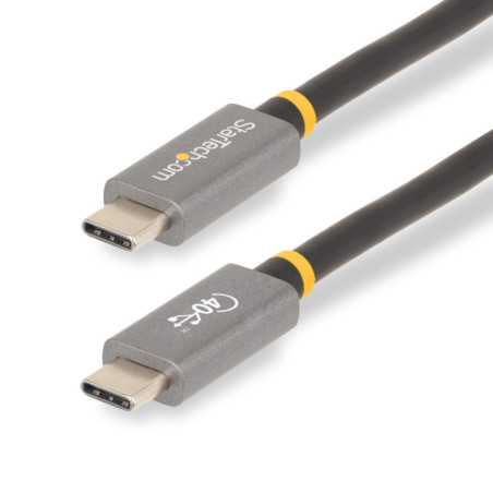 STARTECH 3FT (1M) USB4 CABLE 40GBPS, 100W (5A) POWER DELIVERY, 8K 120HZ / 4K 240HZ DP ALT