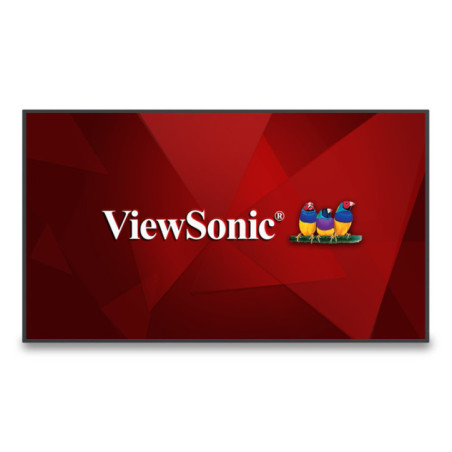 ViewSonic CDE6530 65' 4K Presentation Display, Wireless presentation Single USB-C cable 24/7 video playback Remote management Pr