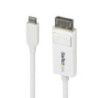 STARTECH 6.6FT (2M) USB C TO DISPLAYPORT 1.2 CABLE, BIDIRECTIONAL, 3 YR