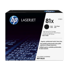 HP 81X BLACK TONER - HIGH YIELD. FOR M604, M605, M606, M630 SERIES PRINTERS