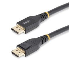 STARTECH 15M VESA-CERTIFIED ACTIVE DISPLAYPORT 1.4 CABLE - DP8K - DP 1.4 CABLE, 2 YR