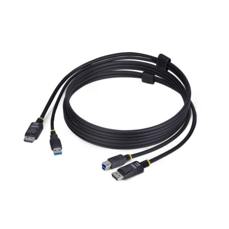 STARTECH 6FT (1.8M) DISPLAYPORT AND USB 5GBPS KVM CABLE, 2 YR