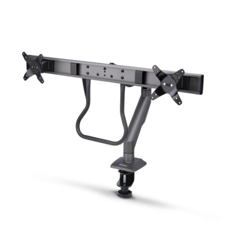 STARTECH DESK MOUNT DUAL MONITOR ARM W/ CROSSBAR, UP TO 27" DISPLAYS, 10 YR