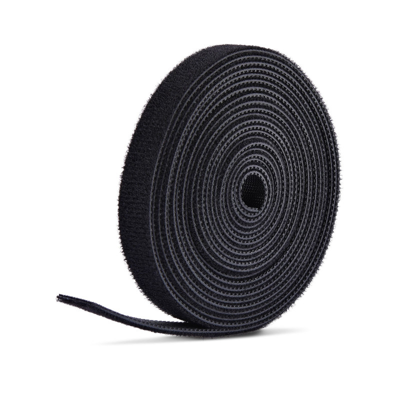 STARTECH 75FT. 0.5IN WIDE CUT-TO-SIZE BULK HOOK AND LOOP CABLE TIE, 2 YR