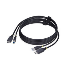 STARTECH 6FT (1.8M) HDMI AND USB 5GBPS KVM CABLE, 2 YR