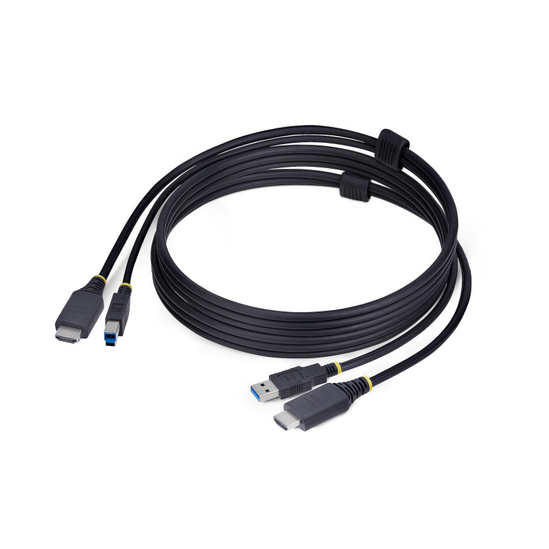 STARTECH 6FT (1.8M) HDMI AND USB 5GBPS KVM CABLE, 2 YR