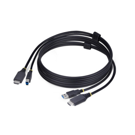 STARTECH 6FT (1.8M) HDMI AND USB 5GBPS KVM CABLE, 2 YR