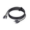 STARTECH 6FT (1.8M) HDMI AND USB 5GBPS KVM CABLE, 2 YR