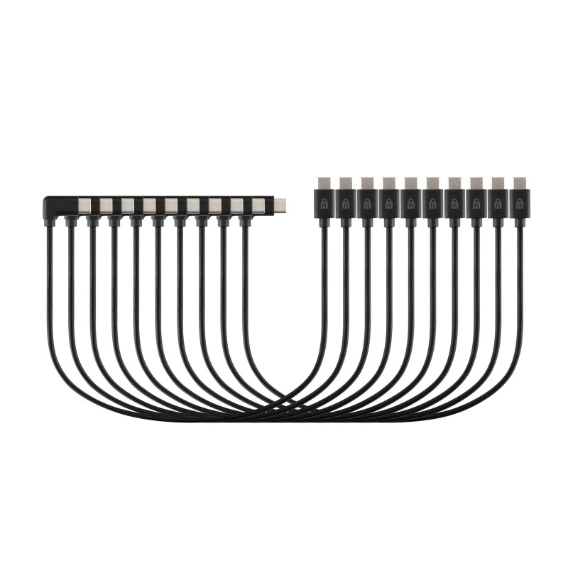KENSINGTON 10PK CHARGE & SYNC USB-C CHARGING CABLES FOR K67716AU
