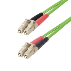 STARTECH 10M LC TO LC (UPC) OM5 MULTIMODE FIBER OPTIC CABLE, LTW