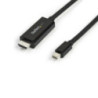 STARTECH 3M mDP TO HDMI ADAPTER CABLE, 4K, BLACK, 3YR