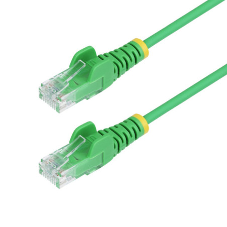 StarTech.com 1m Green Slim CAT6 Ethernet Cable, Snagless, 28AWG, LSZH, LTW