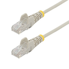 StarTech.com 10m Gray Slim CAT6 Ethernet Cable, Snagless, 28AWG, LSZH, LTW