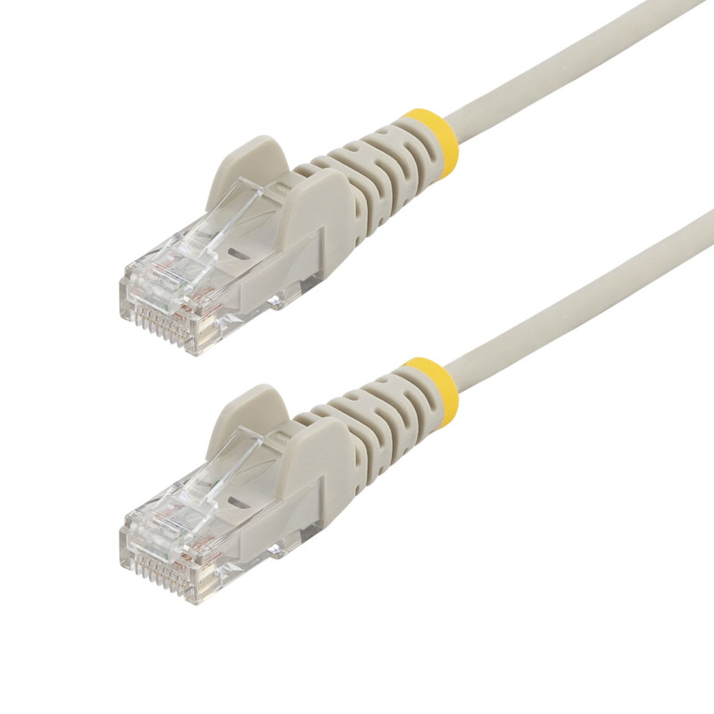 StarTech.com 10m Gray Slim CAT6 Ethernet Cable, Snagless, 28AWG, LSZH, LTW