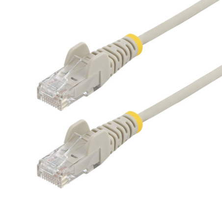 StarTech.com 10m Gray Slim CAT6 Ethernet Cable, Snagless, 28AWG, LSZH, LTW