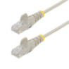 StarTech.com 10m Gray Slim CAT6 Ethernet Cable, Snagless, 28AWG, LSZH, LTW
